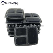 Customized Packaging in Pack of 10 Reuseable Plastic Food Storage Containers 3 compartment food container for wholesale
Multiple packaging option :
1. Stacked with lids on the bottom and wrapped with paper belly band that you would design.